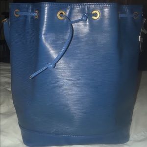 Louis Vuitton Epi blue Noe 1991 bag- updated pics/video; have more!